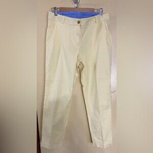 Talbots 10P Weekend Chino Light Yellow Petite